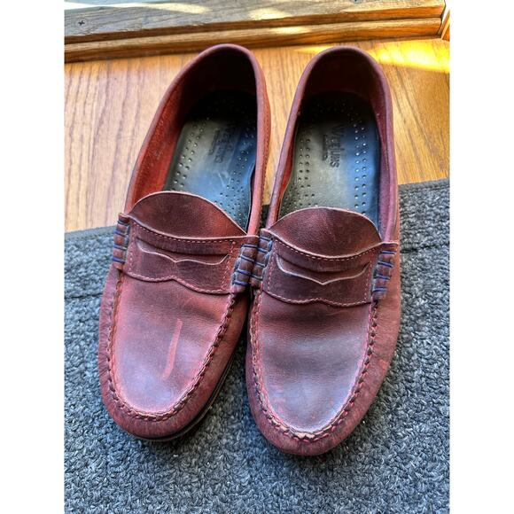 G.H Bass Weejun Loafers - mens 7/women's 8.5 - Picture 1 of 7